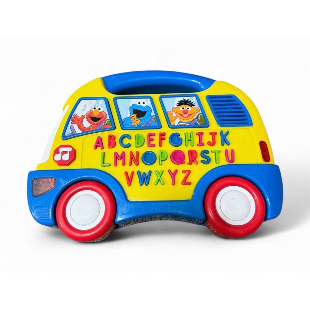 2006 Mattel Sesame Street Alphabet Road Trip Bus Learning Toy Tested Works